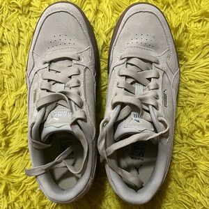 Tan Puma Platform Sneakers